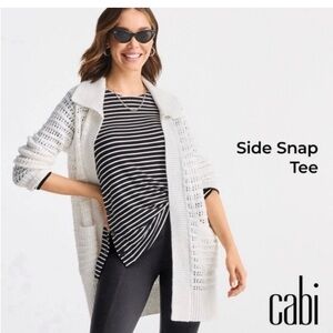 Cabi Side Snap Tee style 6332